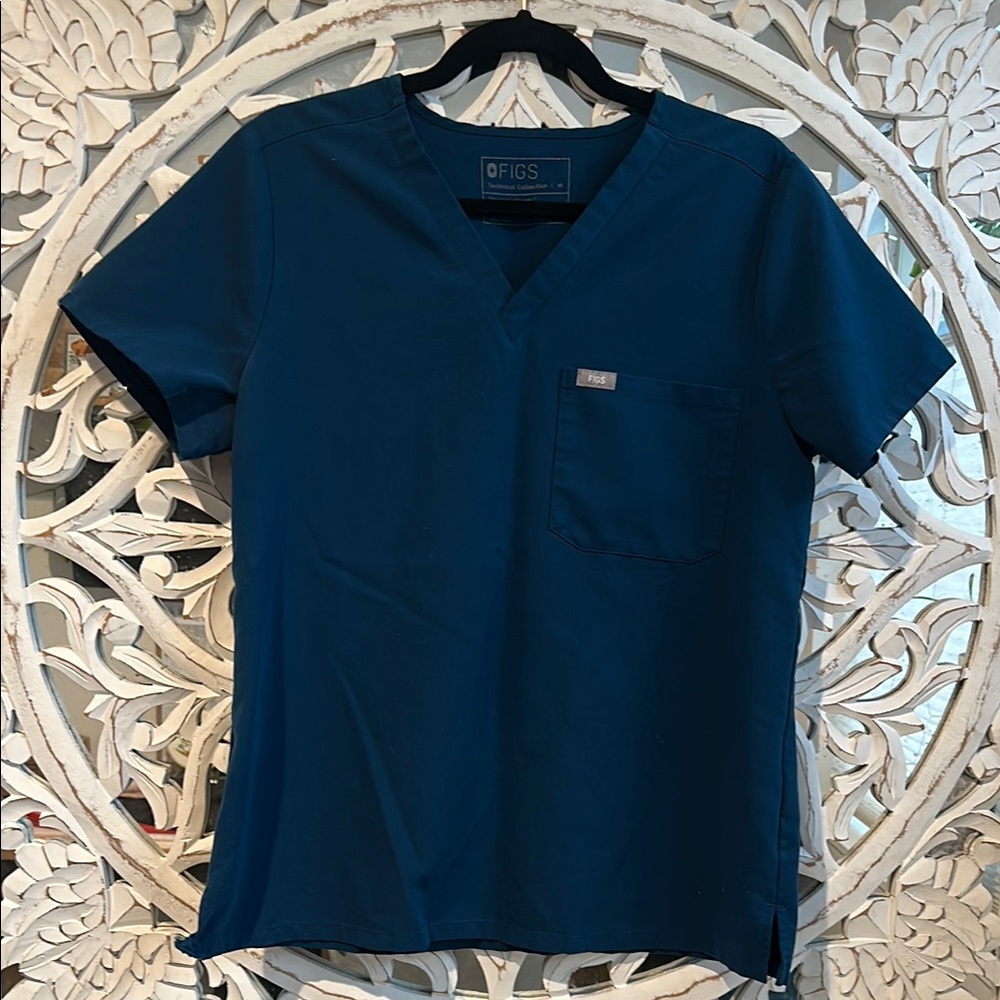 COPY - Figs “Deep Reef” Catarina One Pocket Scrub Top